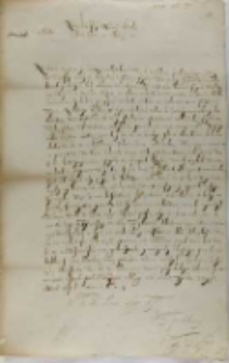 Jan Karol Chodkiewicz do króla Zygmunta III, Ryga 30.04.1604