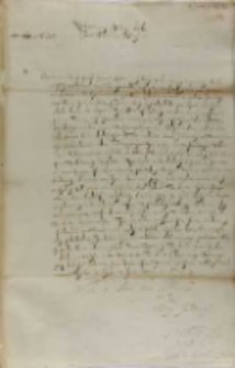 Jan Karol Chodkiewicz do kr&oacute;la Zygmunta III, Ryga 03.06.1604