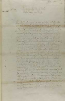 Jan Karol Chodkiewicz do kr&oacute;la Zygmunta III, Ryga VI 1604