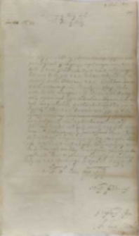 Jan Karol Chodkiewicz do kr&oacute;la Zygmunta III, Dorpat 03.09.1604