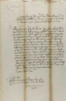 Sigismundus III rex Poloniae Proconsulibus, Consulibusque Civitatis Rigensis, Warszawa 05.04.1619