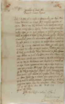 Joannes Carolus Chodkiewicz Burgrabio et Consulibus totique Senatui Regiae Ciuitatis Rigensis, Kretynga 25.04.1619