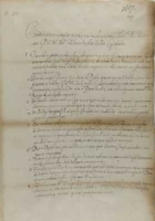 Conditiones compositionis, reconciliationis Spectabilium Dominorum Rigensium cum Volmaro Farensbachio Taurensi Capitaneo