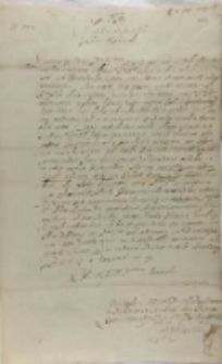 Christophorus Radziwiłł Proconsulibus Consulibus totique Senatui Ciuitatis Rigensis, Birże 08.11.1619
