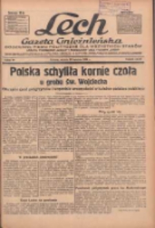 Lech.Gazeta Gnieźnieńska: codzienne pismo polityczne dla wszystkich stan&oacute;w. Dodatki: tygodniowy "Lechita" i powieściowy oraz dwutygodnik "Leszek" 1936.04.28 R.36 Nr99