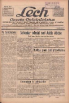 Lech.Gazeta Gnieźnieńska: codzienne pismo polityczne dla wszystkich stan&oacute;w. Dodatki: tygodniowy "Lechita" i powieściowy oraz dwutygodnik "Leszek" 1936.05.06 R.36 Nr106