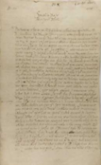 Christophorus Radziwil MDL. dux campestris Joanii Ulrico Sindico Rigensis Ciuitatis et Thomae Ramo, Lubeka 23.04.1620