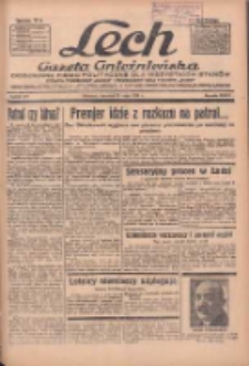 Lech.Gazeta Gnieźnieńska: codzienne pismo polityczne dla wszystkich stanów. Dodatki: tygodniowy "Lechita" i powieściowy oraz dwutygodnik "Leszek" 1936.05.21 R.36 Nr119