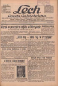 Lech.Gazeta Gnieźnieńska: codzienne pismo polityczne dla wszystkich stan&oacute;w. Dodatki: tygodniowy "Lechita" i powieściowy oraz dwutygodnik "Leszek" 1936.06.11 R.36 Nr135
