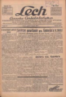 Lech.Gazeta Gnieźnieńska: codzienne pismo polityczne dla wszystkich stan&oacute;w. Dodatki: tygodniowy "Lechita" i powieściowy oraz dwutygodnik "Leszek" 1936.08.14 R.36 Nr188