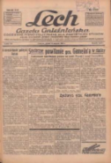 Lech.Gazeta Gnieźnieńska: codzienne pismo polityczne dla wszystkich stanów. Dodatki: tygodniowy "Lechita" i powieściowy oraz dwutygodnik "Leszek" 1936.08.14 R.36 Nr188