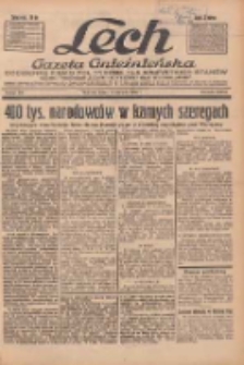 Lech.Gazeta Gnieźnieńska: codzienne pismo polityczne dla wszystkich stanów. Dodatki: tygodniowy "Lechita" i powieściowy oraz dwutygodnik "Leszek" 1936.08.19 R.36 Nr191