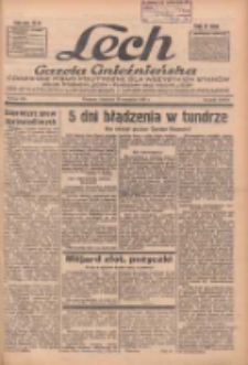 Lech.Gazeta Gnieźnieńska: codzienne pismo polityczne dla wszystkich stan&oacute;w. Dodatki: tygodniowy "Lechita" i powieściowy oraz dwutygodnik "Leszek" 1936.09.13 R.36 Nr213