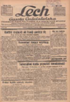 Lech.Gazeta Gnieźnieńska: codzienne pismo polityczne dla wszystkich stanów. Dodatki: tygodniowy "Lechita" i powieściowy oraz dwutygodnik "Leszek" 1936.09.17 R.36 Nr216