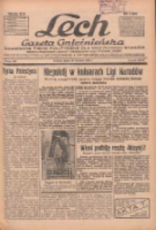 Lech.Gazeta Gnieźnieńska: codzienne pismo polityczne dla wszystkich stan&oacute;w. Dodatki: tygodniowy "Lechita" i powieściowy oraz dwutygodnik "Leszek" 1936.09.25 R.36 Nr223