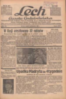 Lech.Gazeta Gnieźnieńska: codzienne pismo polityczne dla wszystkich stanów. Dodatki: tygodniowy "Lechita" i powieściowy oraz dwutygodnik "Leszek" 1936.10.06 R.36 Nr232