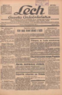 Lech.Gazeta Gnieźnieńska: codzienne pismo polityczne dla wszystkich stan&oacute;w. Dodatki: tygodniowy "Lechita" i powieściowy oraz dwutygodnik "Leszek" 1936.10.14 R.36 Nr239