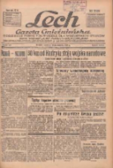 Lech.Gazeta Gnieźnieńska: codzienne pismo polityczne dla wszystkich stanów. Dodatki: tygodniowy "Lechita" i powieściowy oraz dwutygodnik "Leszek" 1936.10.18 R.36 Nr243