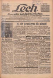Lech.Gazeta Gnieźnieńska: codzienne pismo polityczne dla wszystkich stan&oacute;w. Dodatki: tygodniowy "Lechita" i powieściowy oraz dwutygodnik "Leszek" 1936.10.31 R.36 Nr254