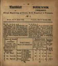 Amtsblatt der K&ouml;niglichen Regierung zu Posen. 1853.01.18 Nro.3