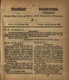 Amtsblatt der Königlichen Regierung zu Posen. 1853.01.25 Nro.4