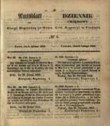 Amtsblatt der K&ouml;niglichen Regierung zu Posen. 1853.02.08 Nro.6