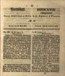 Amtsblatt der K&ouml;niglichen Regierung zu Posen. 1853.04.19 Nro.16
