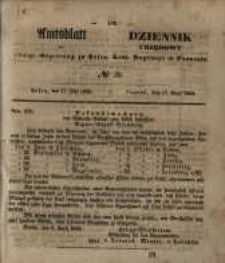 Amtsblatt der K&ouml;niglichen Regierung zu Posen. 1853.05.17 Nro.20