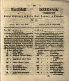 Amtsblatt der K&ouml;niglichen Regierung zu Posen. 1853.05.31 Nro.22