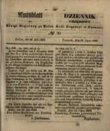 Amtsblatt der K&ouml;niglichen Regierung zu Posen. 1853.07.26 Nro.30