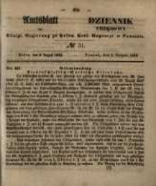 Amtsblatt der Königlichen Regierung zu Posen. 1853.08.02 Nro.31