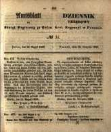 Amtsblatt der Königlichen Regierung zu Posen. 1853.08.23 Nro.34
