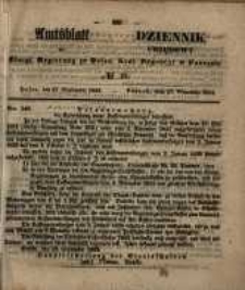 Amtsblatt der K&ouml;niglichen Regierung zu Posen. 1853.09.27 Nro.39
