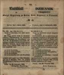 Amtsblatt der K&ouml;niglichen Regierung zu Posen. 1853.10.04 Nro.40