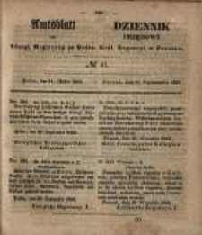 Amtsblatt der Königlichen Regierung zu Posen. 1853.10.11 Nro.41