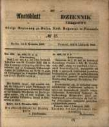 Amtsblatt der K&ouml;niglichen Regierung zu Posen. 1853.11.08 Nro.45