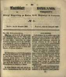 Amtsblatt der K&ouml;niglichen Regierung zu Posen. 1853.11.15 Nro.46