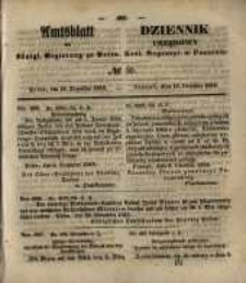 Amtsblatt der K&ouml;niglichen Regierung zu Posen. 1853.12.13 Nro.50