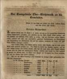 Der Evangelische Ober-Kirchenrath an die Gemeinden