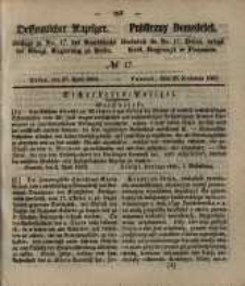 Oeffentlicher Anzeiger. 1852.04.27 Nro.17