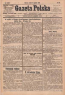 Gazeta Polska: codzienne pismo polsko-katolickie dla wszystkich stanów 1929.12.21 R.33 Nr295
