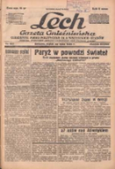 Lech.Gazeta Gnieźnieńska: codzienne pismo polityczne dla wszystkich stan&oacute;w. Dodatki: tygodniowy "Lechita" i powieściowy oraz dwutygodnik "Leszek" 1938.07.22 R.38 Nr165