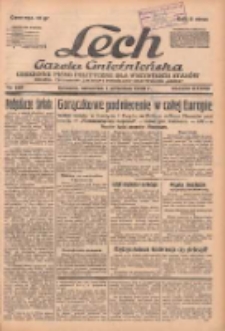 Lech.Gazeta Gnieźnieńska: codzienne pismo polityczne dla wszystkich stan&oacute;w. Dodatki: tygodniowy "Lechita" i powieściowy oraz dwutygodnik "Leszek" 1938.09.01 R.38 Nr199