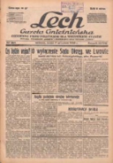 Lech.Gazeta Gnieźnieńska: codzienne pismo polityczne dla wszystkich stan&oacute;w. Dodatki: tygodniowy "Lechita" i powieściowy oraz dwutygodnik "Leszek" 1938.09.07 R.38 Nr204