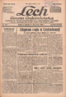 Lech.Gazeta Gnieźnieńska: codzienne pismo polityczne dla wszystkich stan&oacute;w. Dodatki: tygodniowy "Lechita" i powieściowy oraz dwutygodnik "Leszek" 1938.09.24 R.38 Nr219