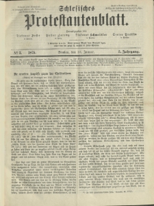 Schlesisches Protestantenblatt. 1875.01.16 Jg.5 No3
