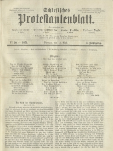 Schlesisches Protestantenblatt. 1875.05.15 Jg.5 No20