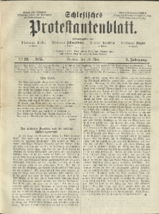 Schlesisches Protestantenblatt. 1875.05.29 Jg.5 No22