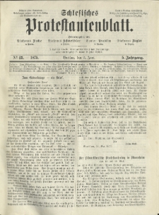 Schlesisches Protestantenblatt. 1875.06.05 Jg.5 No23