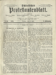 Schlesisches Protestantenblatt. 1875.06.12 Jg.5 No24